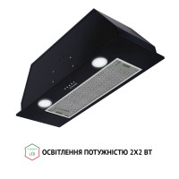 Вытяжка полновстраиваемая Perfelli BI 7652 BL 1000 LED