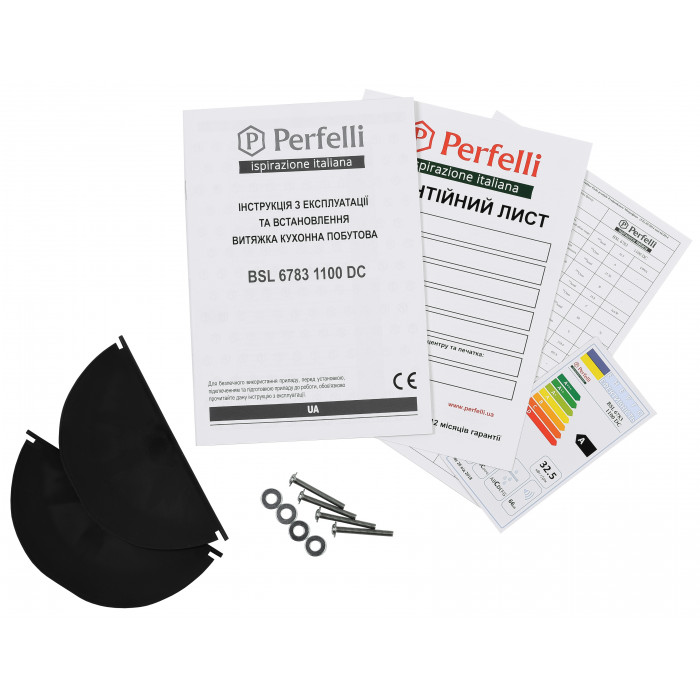 Витяжка повновбудована Perfelli BSL 6783 WH 1100 DC