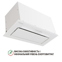 Витяжка повновбудована Perfelli BSL 6783 WH 1100 DC