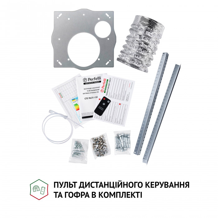 Витяжка острівна Perfelli CTS 9625 I 1000 LED