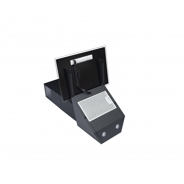 Витяжка декоративна похила Perfelli DNS 5272 D 700 BL LED