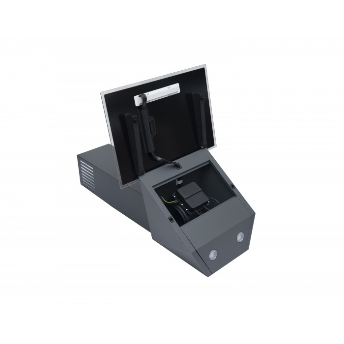 Витяжка декоративна похила Perfelli DNS 5272 D 700 SG LED