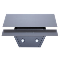 Витяжка декоративна похила Perfelli DNS 6252 D 700 SG LED