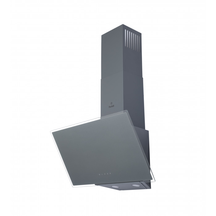 Витяжка декоративна похила Perfelli DNS 6272 D 700 SG LED