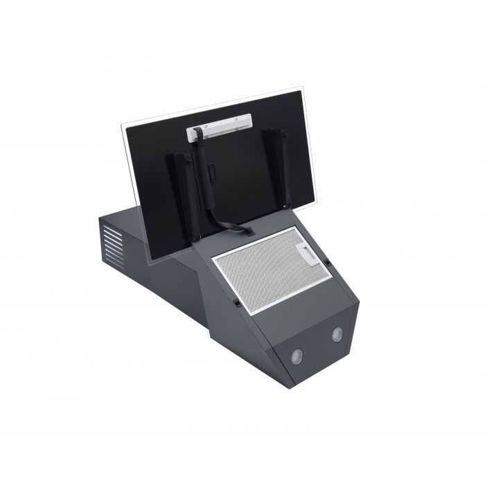 Витяжка декоративна похила Perfelli DNS 6272 D 700 SG LED