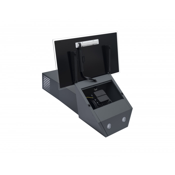 Витяжка декоративна похила Perfelli DNS 6272 D 700 SG LED