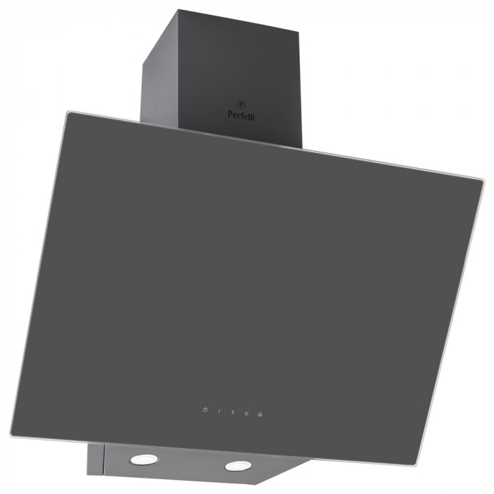 Витяжка декоративна похила Perfelli DNS 6422 D 850 GR LED