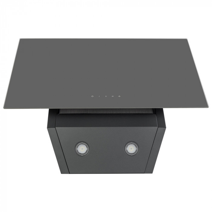 Витяжка декоративна похила Perfelli DNS 6422 D 850 GR LED