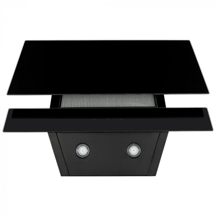 Витяжка декоративна похила Perfelli DNS 6452 D 850 BL LED