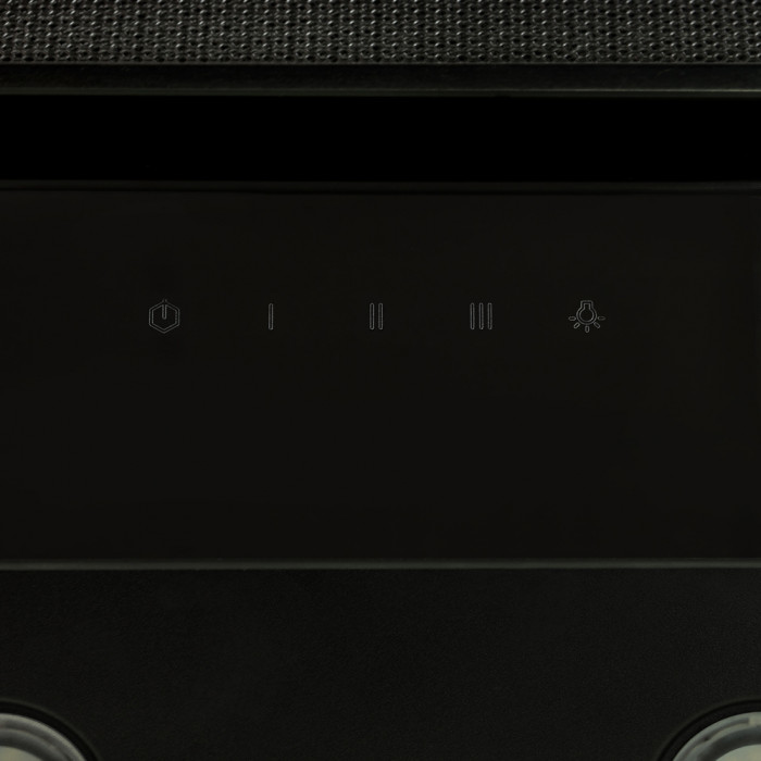 Витяжка декоративна похила Perfelli DNS 6452 D 850 BL LED