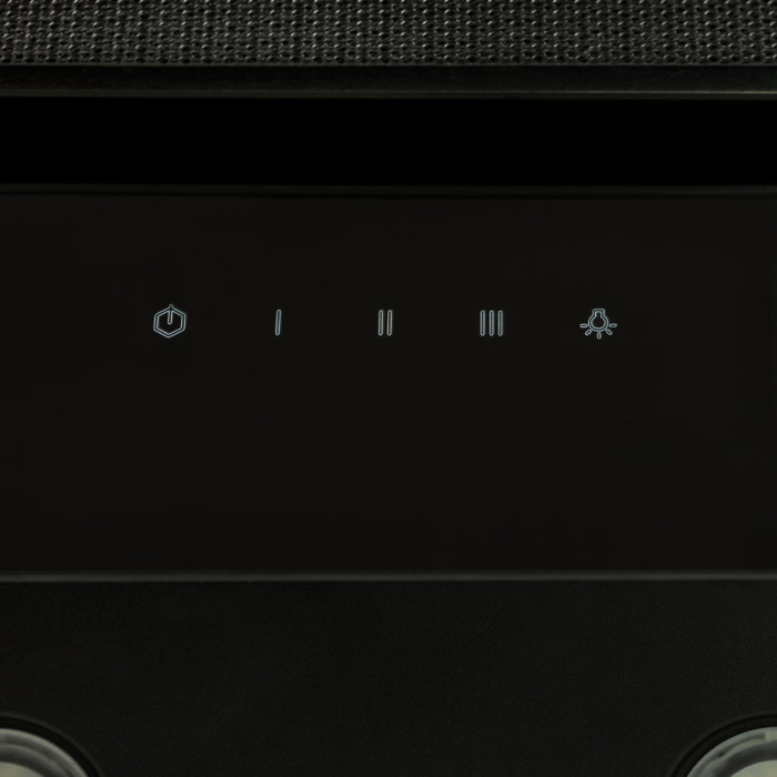 Витяжка декоративна похила Perfelli DNS 6452 D 850 BL LED