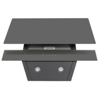 Витяжка декоративна похила Perfelli DNS 6452 D 850 GR LED