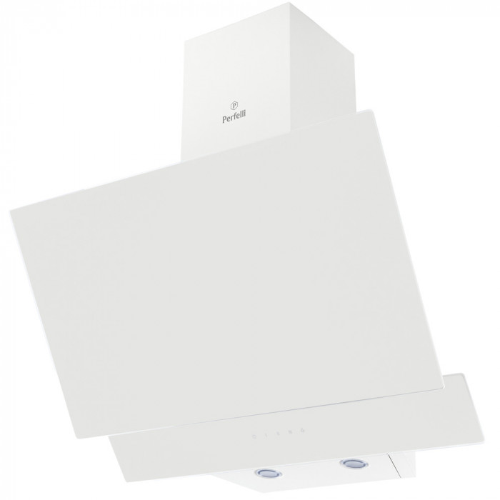 Вытяжка декоративная наклонная Perfelli DNS 6452 D 850 WH LED