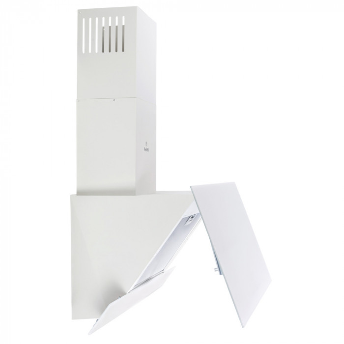 Вытяжка декоративная наклонная Perfelli DNS 6452 D 850 WH LED