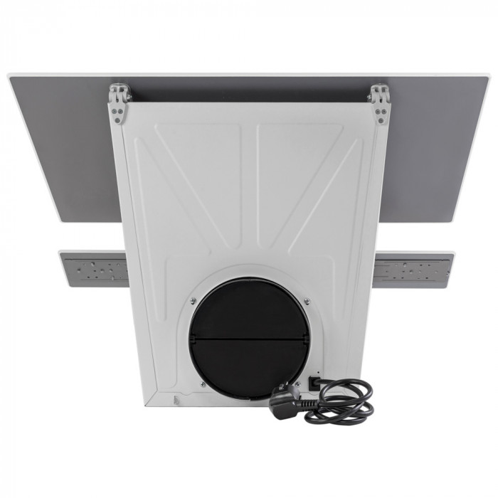 Вытяжка декоративная наклонная Perfelli DNS 6452 D 850 WH LED