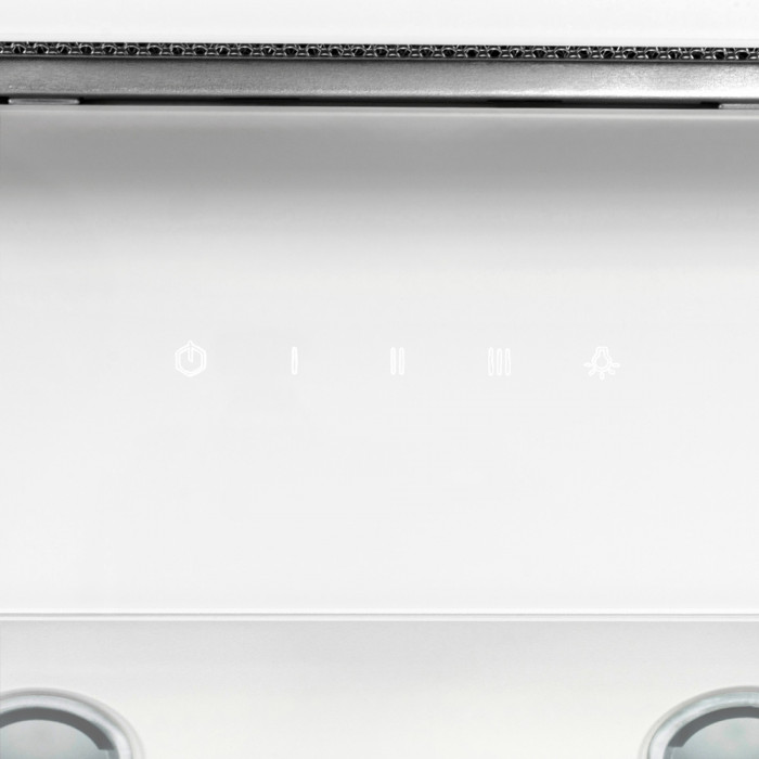 Вытяжка декоративная наклонная Perfelli DNS 6452 D 850 WH LED