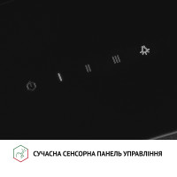 Вытяжка декоративная наклонная Perfelli DNS 6482 D 850 BL LED