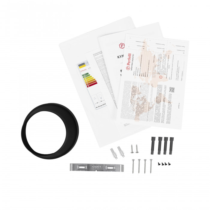 Витяжка декоративна похила Perfelli DNS 6482 D 850 WH LED