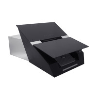 Витяжка декоративна похила Perfelli DNS 67103 B 1100 BL LED Strip