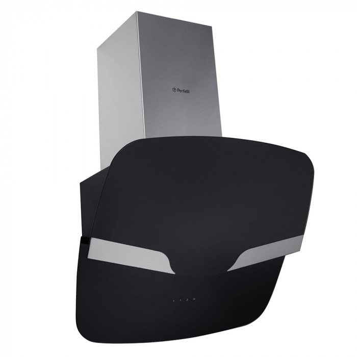 Вытяжка декоративная наклонная Perfelli DNS 67113 B 1100 BL LED Strip