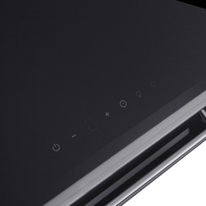 Вытяжка декоративная наклонная Perfelli DNS 67143 B 1100 BL LED Strip