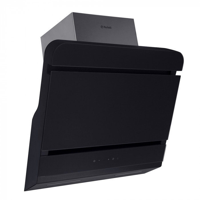 Вытяжка декоративная наклонная Perfelli DNS 6723 B 1100 BL LED Strip