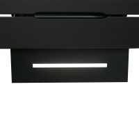 Вытяжка декоративная наклонная Perfelli DNS 6793 B 1100 BL LED Strip
