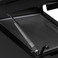 Вытяжка декоративная наклонная Perfelli DNS 6793 B 1100 BL LED Strip