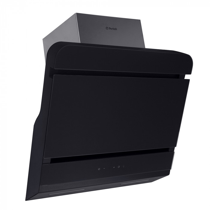 Витяжка декоративна похила Perfelli DNS 9723 B 1100 BL LED Strip