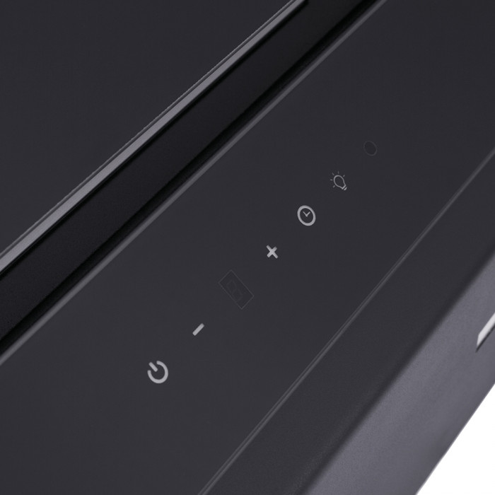 Витяжка декоративна похила Perfelli DNS 9723 B 1100 BL LED Strip