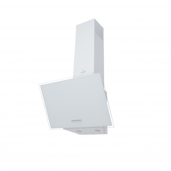 Вытяжка декоративная наклонная Perfelli DN 5272 D 700 WH LED