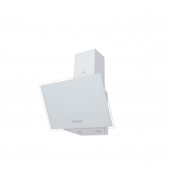 Вытяжка декоративная наклонная Perfelli DN 5272 D 700 WH LED