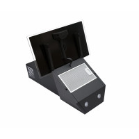 Вытяжка декоративная наклонная Perfelli DN 6272 D 700 BL LED