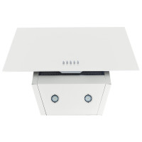 Витяжка декоративна похила Perfelli DN 6422 D 850 WH LED
