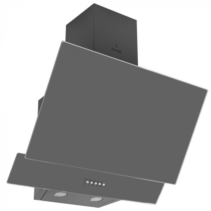 Витяжка декоративна похила Perfelli DN 6452 D 850 GR LED