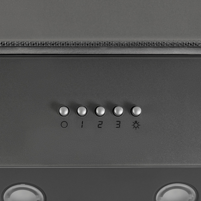 Витяжка декоративна похила Perfelli DN 6452 D 850 GR LED