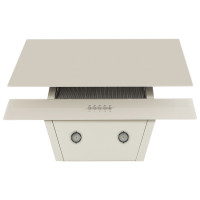 Вытяжка декоративная наклонная Perfelli DN 6452 D 850 IV LED