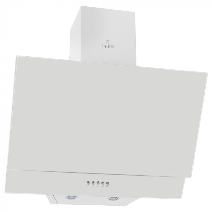 Витяжка декоративна похила Perfelli DN 6452 D 850 WH LED