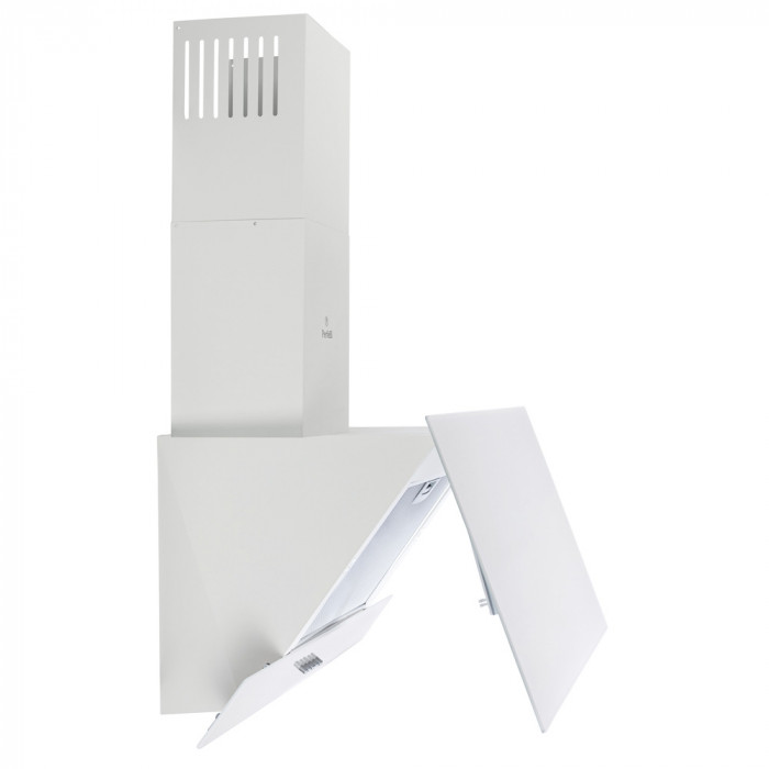 Витяжка декоративна похила Perfelli DN 6452 D 850 WH LED