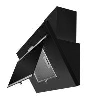 Вытяжка декоративная наклонная Perfelli DN 6672 A 1000 BL/I LED