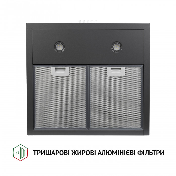 Витяжка купольна Perfelli K 5202 SG 700 LED