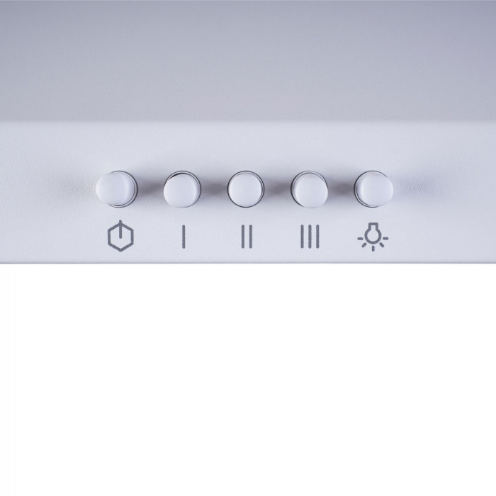 Витяжка купольна Perfelli K 6202 WH 700 LED