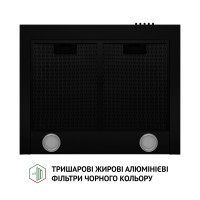 Витяжка купольна Perfelli K 6210 BL 700 LED