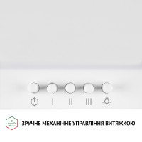 Вытяжка купольная Perfelli K 6402 WH 850 LED