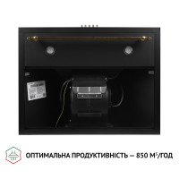Вытяжка купольная Perfelli K 6432 BL 850 LED RETRO