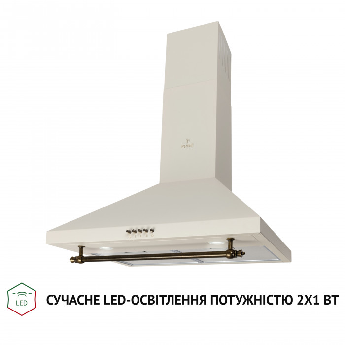 Вытяжка купольная Perfelli K 6432 IV 850 LED RETRO