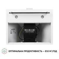 Витяжка купольна Perfelli K 6432 WH 850 LED RETRO