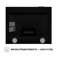 Витяжка купольна Perfelli K 6610 BL 1000 LED