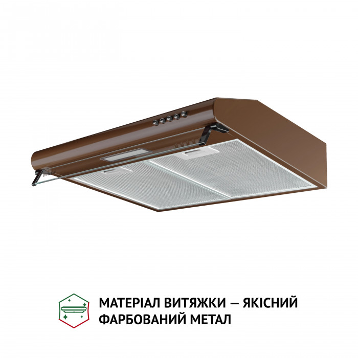 Вытяжка плоская Perfelli PL 5144 Dark BR LED