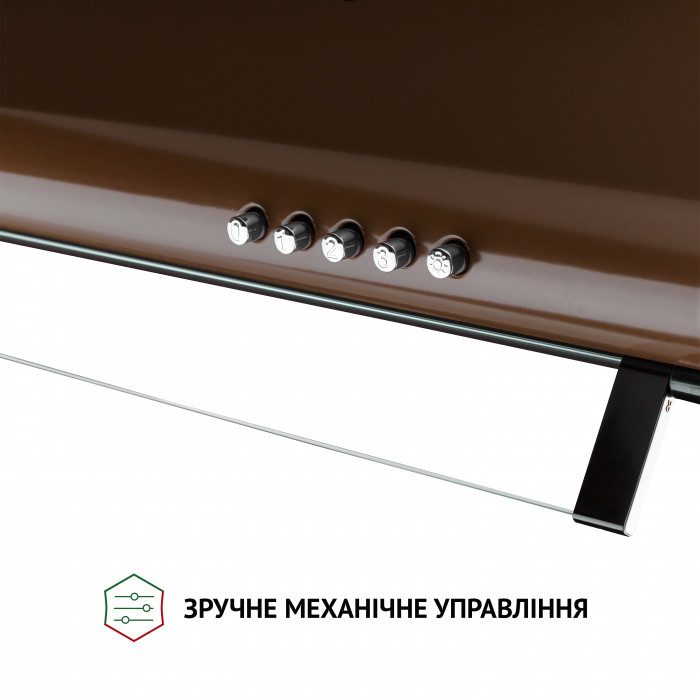 Вытяжка плоская Perfelli PL 5144 Dark BR LED